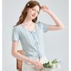 TonLion Women's 2026 Summer Short-Sleeve Hollow Knit Sweater