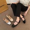 Fashion New Women's Temperament Women's Girls Sweet Mary Jane Pumps Shoes for Women Round Toe Ankle Warp High Heels Woman Dress Shoes