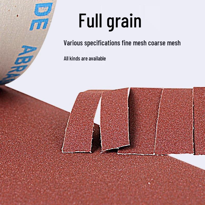 800 Grit Tearable Sanding Belt Roll for Woodworking, Metal, and Walls