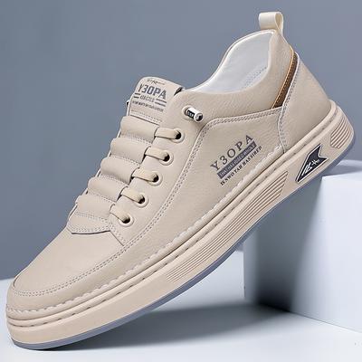 Mode Herenschoenen Leer Casual Sneakers Ademend Wandelen Instappers Platform Schoenen Heren Flats Rubberen Zool Schoenen