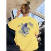 Paper Cut Koi Good Luck Printing Womens T Shirts Soft Casual T-Shirt O-Neck Breathable Streetwear Jogging Short Sleeve