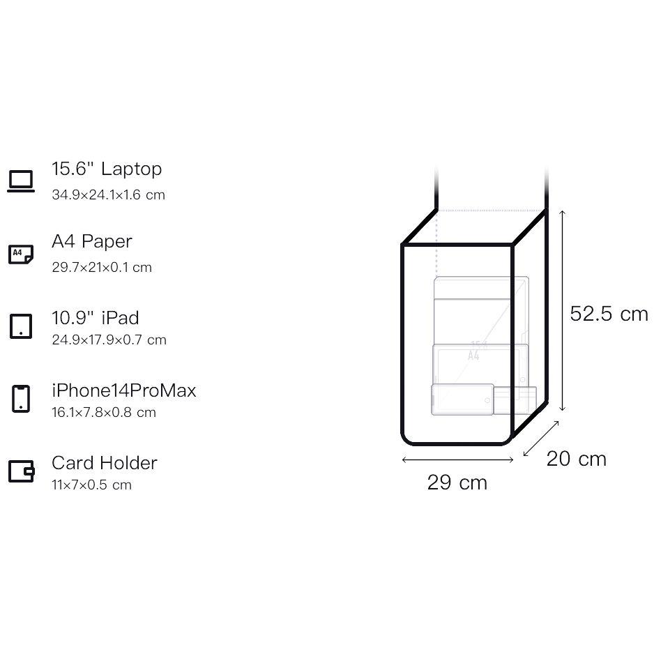 Anta Sports Trend Large Capacity Fabric Laptop Backpack Unisex Backpack Black 192041152-1