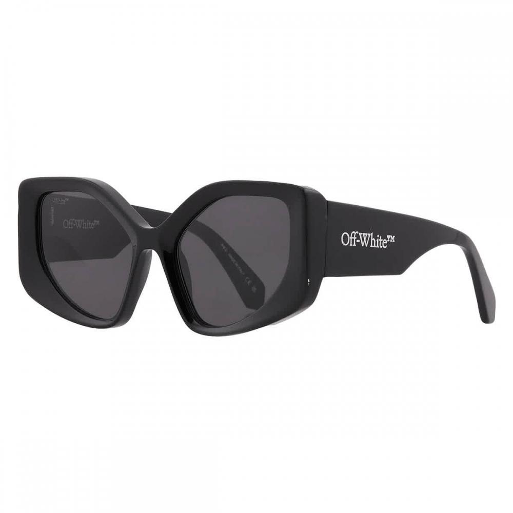 Off White Denver Dark Grey Butterfly Ladies Sunglasses Oeri062 1007 55 Multi