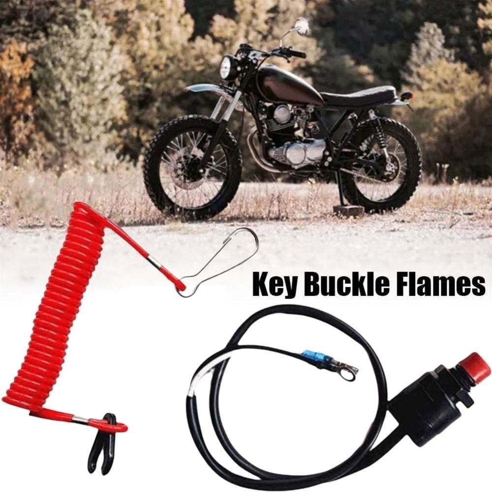 Universal Kill Switch Tether Cord Stretchable Engine Kill Stop Switch Travel