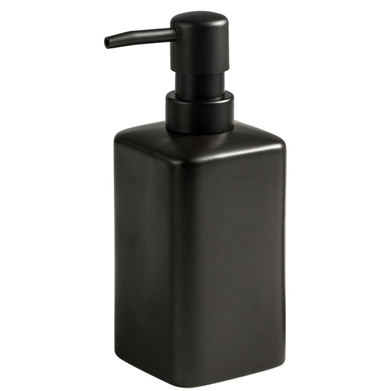 1 Stück Keramik Abfüllflasche Handseife, Duschgel, Shampooflasche Badezimmerzubehör Lotion Spenderflasche Badezimmerzubehör