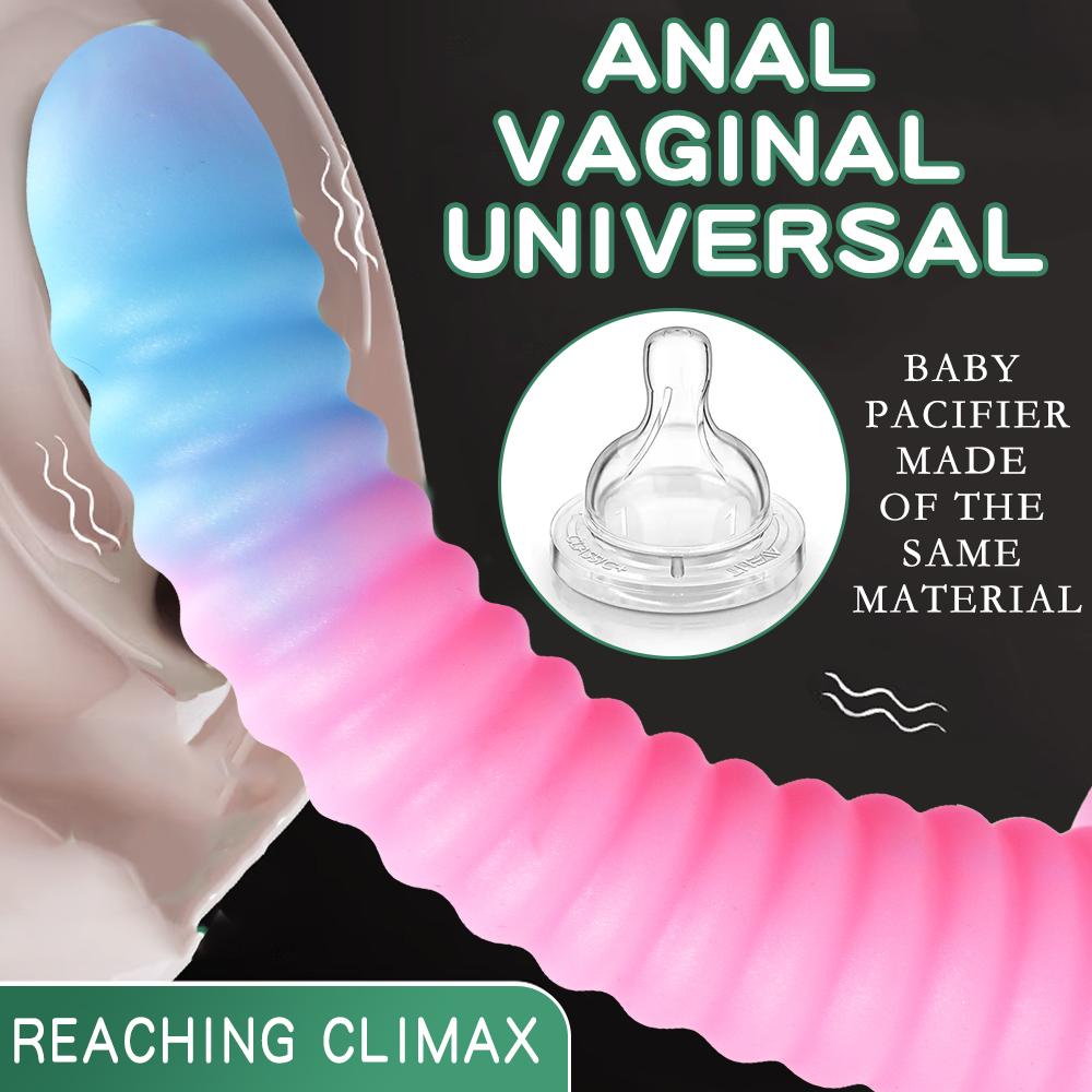 Liquid silicone anal plug oversized high-quality threaded anal plug female sex toy anal plug male homosexual toy