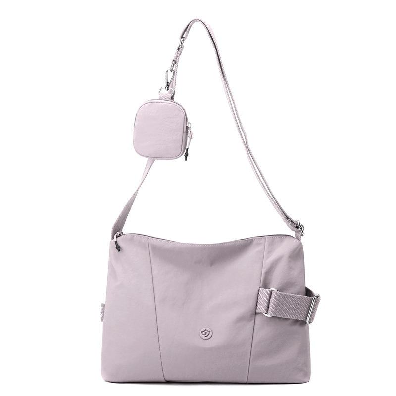 Freizeit-Umhängetasche mehrfarbig neu Damentasche leichte wasserdichte Nylontasche großes Fassungsvermögen Damen-Schultertasche