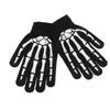 Creative Black Warm Gloves Halloween Luminous Gloves Unisex Knitted Gloves Non Slip Skeleton Gloves for Outdoor
