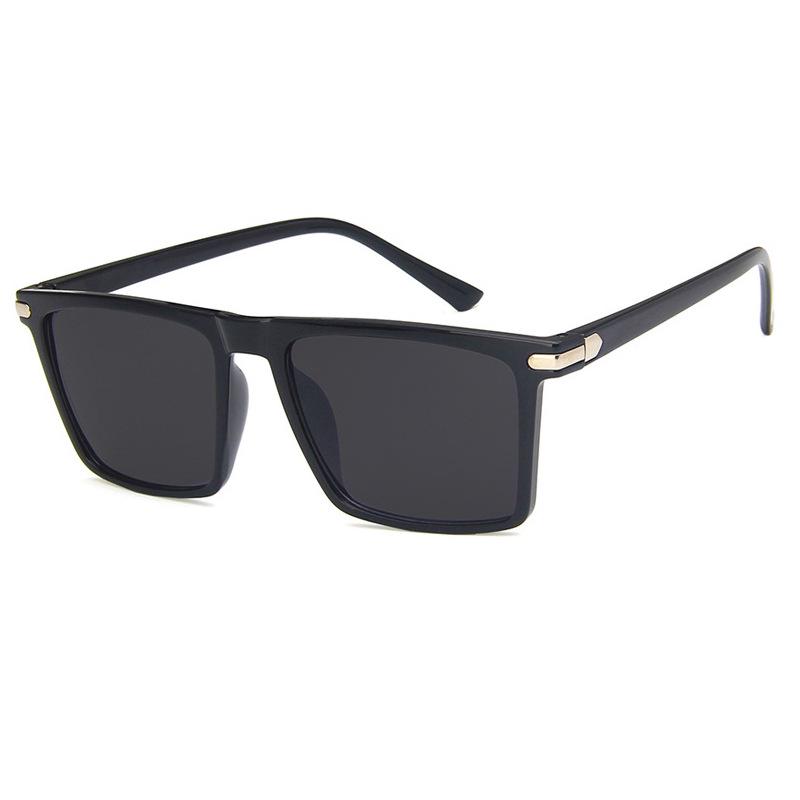 Square Studded Retro Sunglasses - European & American Street Style, Versatile Trend (Model 2159)
