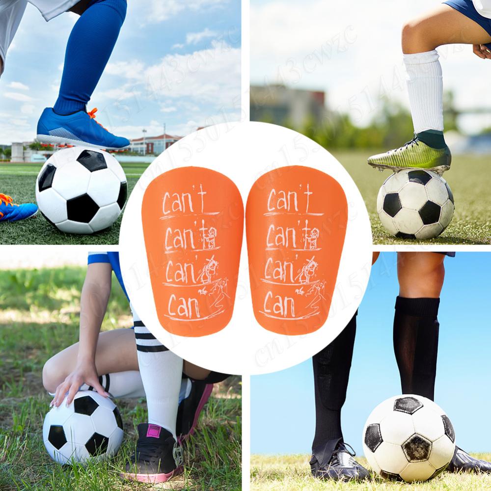 1 Pair Soccer Miniature Shin Guard EVA Soccer Shin Guards Shock Absorbing Soccer Leg Protector for Youth and Adults