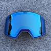 Magnetické lyžařské brýle Dvouvrstvé HD sklo Lyžování Proti zamlžování UV400 Snowboardové brýle Muži Ženy Lyžařské brýle Ochranné brýle
