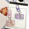 Cartoon Butterfly Flower Book Pendant Keychain Cute Resin Charm For Keys Bags Gift Decorative Accessory