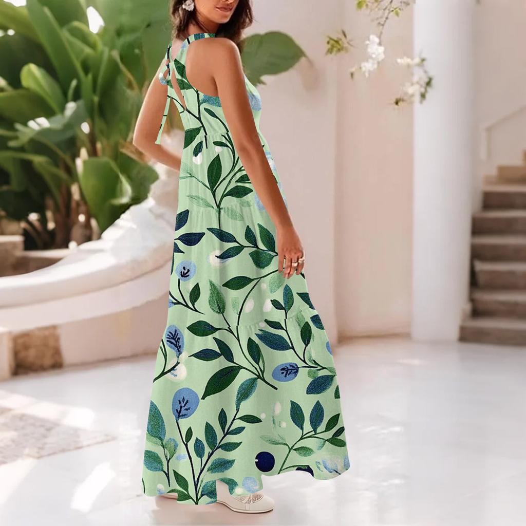 Women's Summer Casual Fashion Suspender Sleeveless Dress