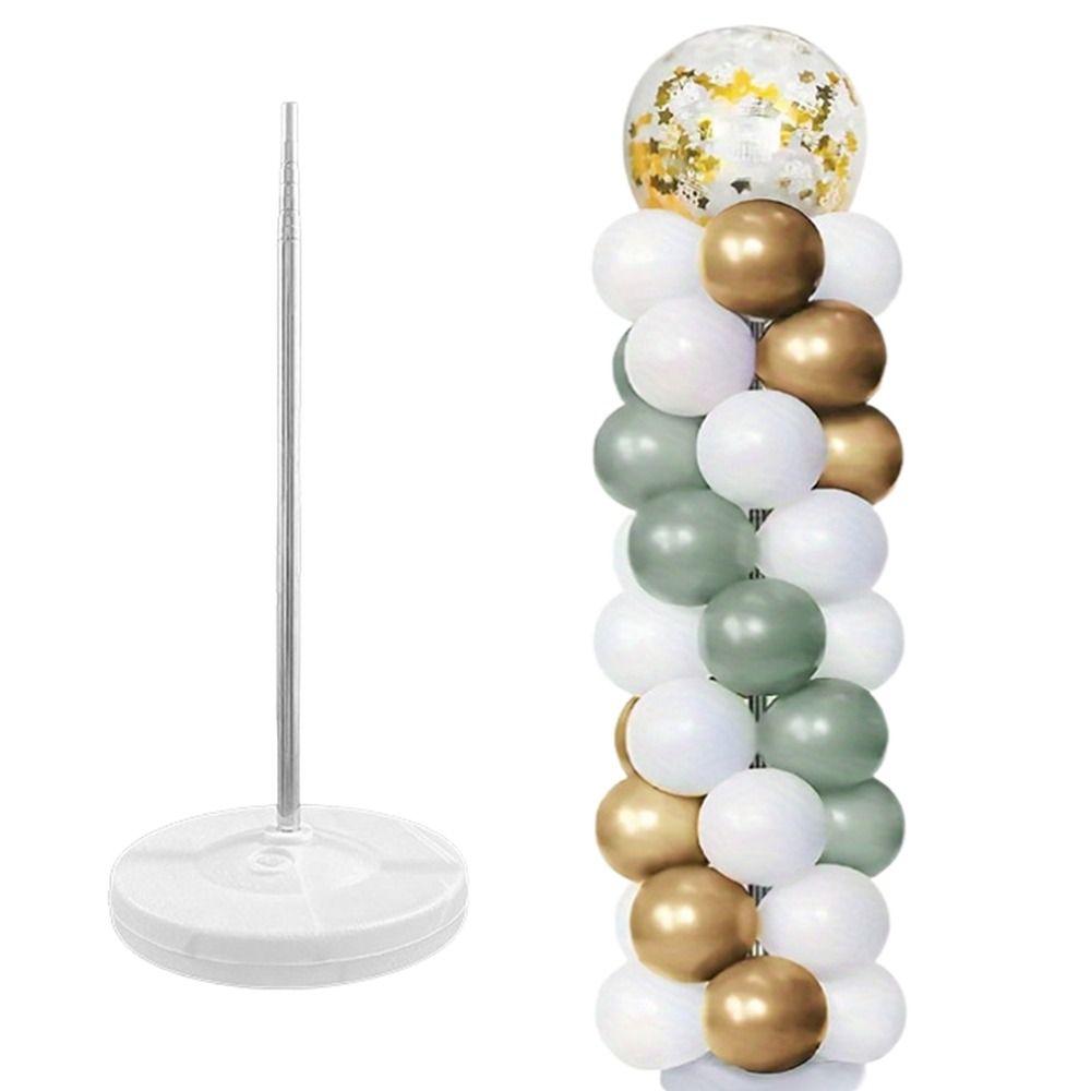 1/2Set Transparent Balloon Arch Bracket with Base Balloon Decor Items  Party Supplies