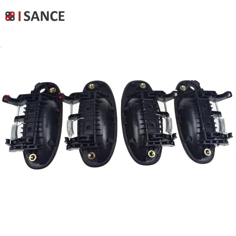 1/2/4 Pcs Black Outside Door Handle Front / Rear / Left / Right For Chevrolet Aveo 1.6L 2004 2005 2006 2007 2008 2009 2010 2011
