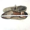 Hergestellt in Spanien ZAMPIERE Wildleder Full Brogue Wingtip Schuhe Herren 10.5 29.0 Beige(GEBRAUCHT)