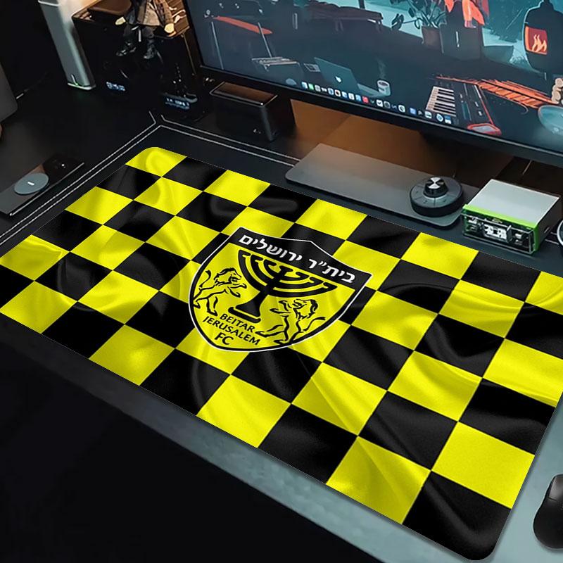 Beitar Jerusalem F.C Large Size Mouse Pad Large Gaming Table Cushion Non-slip Laptop Tablet Big Mousepad XXL Mat Mini PC Playmat With Lock edge