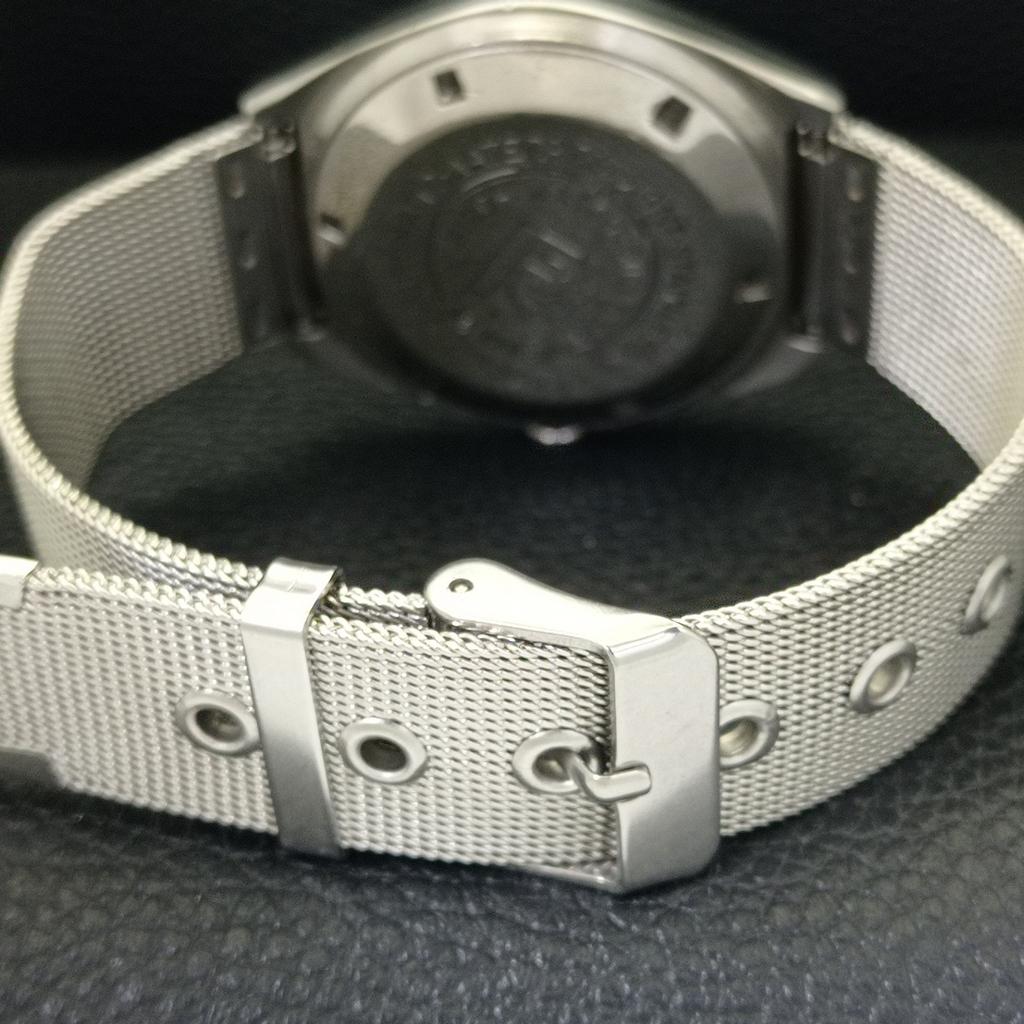 RICOH R31 AUTOMATIC JAPAN MENS VINTAGE SILVER COLOR DIAL WATCH a701921-5 R207-a701921