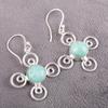 Amazonite Earrings, 925 Solid Sterling Silver Earrings Handmade Gemstone Jewelry, Gifts For Wife Brand New Earrings