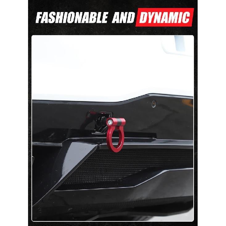 Pour Chevy Corvette C7 Z06 2014-2019 Style Voiture Crochets de Remorquage de Course Barres de Remorquage Avant Arrière Aluminium Billet Rouge Noir Bleu