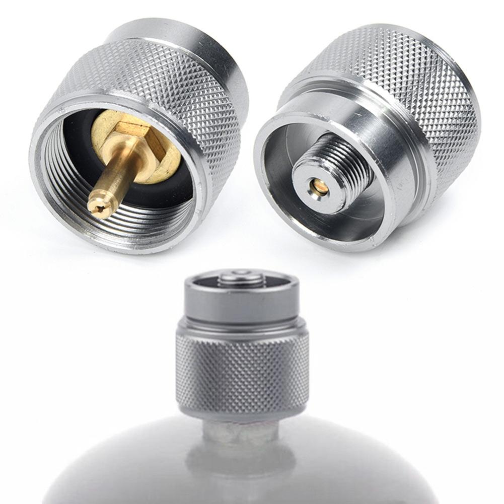 Outdoor Gas Refill Adapter Reusable Aluminum Alloy