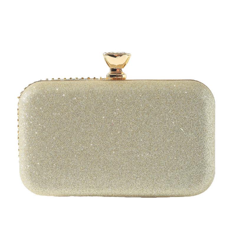 New Women Rhinestone Evening Bag Elegant Banquet Handbag Formal Dress Clutch Versatile Single‑Shoulder Crossbody Party Purse