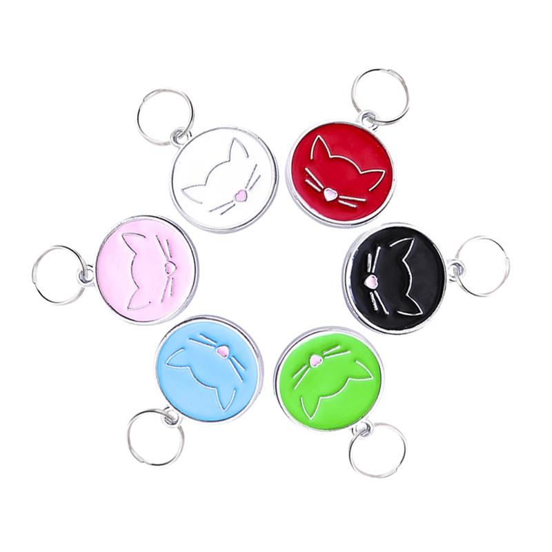 Personalized Pet Collar Free Engraved Name Tel ID Tags Customized Pet Necklace For Cats Dog Tag kitten Accessories Anti-lost