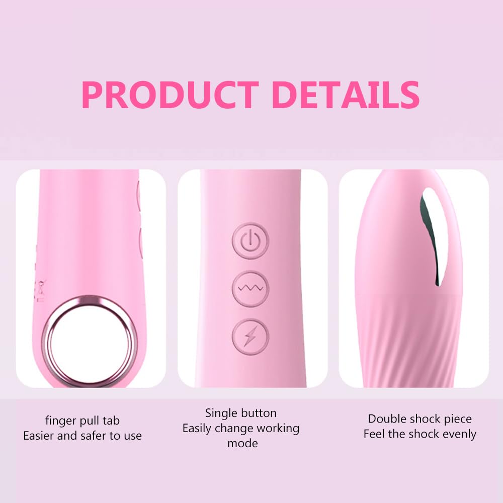 Pulse Electric Shock Vibrator Women Massager Adult Stimulation Toy