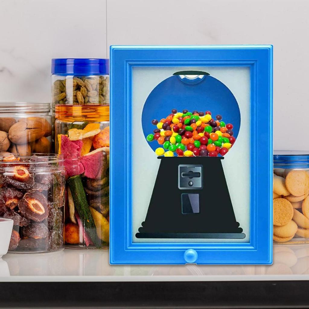 Creative Candy Dispenser Picture Frame Dust-proof Moisture-proof Hanging Handy Candy Frame Rotating Funny Candy Frame
