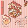 Cute 3D Cartoon Cottage Landscaping Stickers for Collage Journals