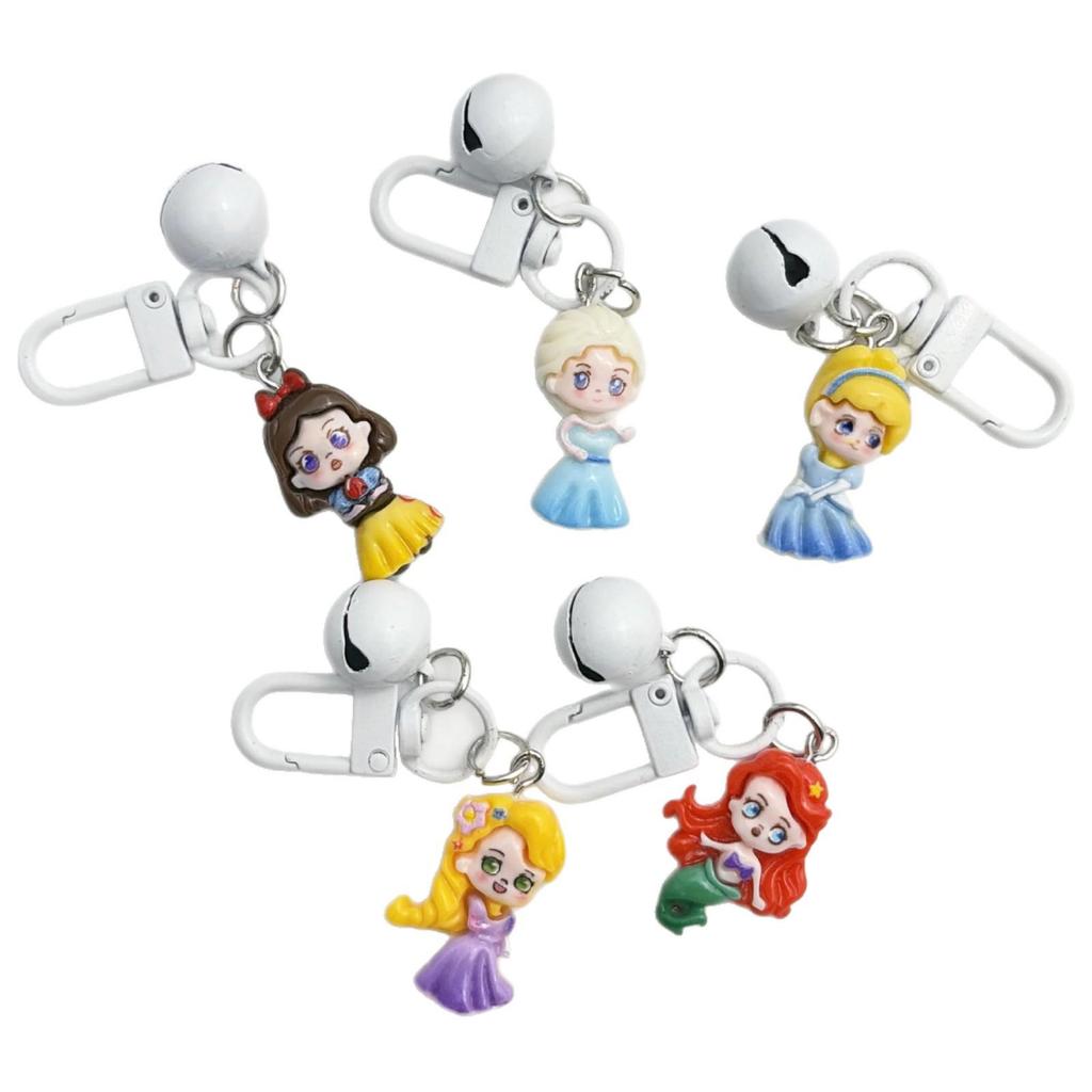 Princess Castle Resin Keychain: Cute Anime Bag Charm, Perfect for Friends