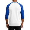 Men's Raglan Sleeve Athletic Shirt Three Pack 3/4 Sleeve Lightweight Breathable Sports Tops for Gym Running Training Casual Wear
