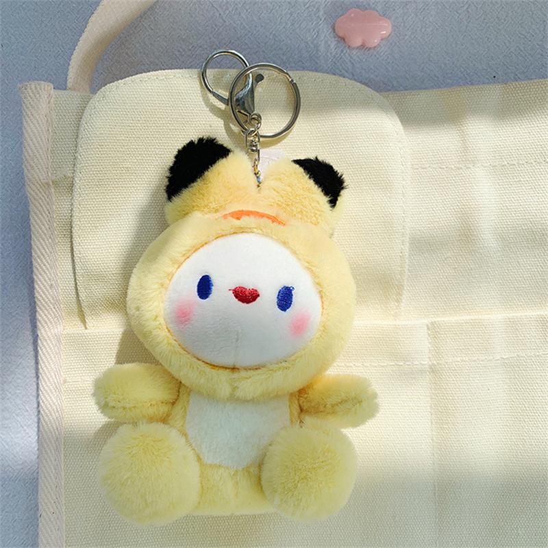 

Креативная мультяшная пара кролик плюшевый брелок подвеска кукла симпатичная сумка украшение