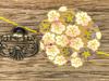 [USED]Aizu Yamago Paulownia Wood Maki-e (Lacquer Art) "Hana-temari" Mini Chest / Small Cabinet / Accessory Box – 2-Drawer Unit – Paulownia Craftwork