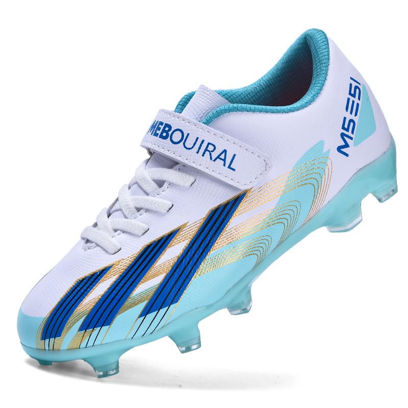 Children'S Football Shoes Boys And Girls Teenagers Tf Broken Nails Artificial Turf Ag Nails Leather Foot Training Shoes Lightweight