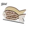 Solid Wood Paper Style Dispenser Wooden Holder Napkin Towel Rack Vertical Ocean Square And Holder Ordered Storage for Kitchen