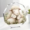 White Lambs Design, Unique Creative Office & Home Desktop Decor, Christmas Gifts, Festive Tabletop Display, Nurseries, Home Desk Living Room Acrylic