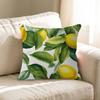 Flower Leaves Lemon Personalized Pillow Dust Cover Bedroom Kids Party Decoration Pillowcase Birthday Children Gift