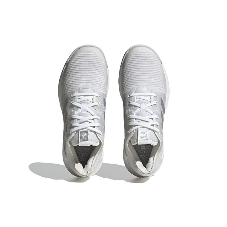 Adidas Crazyflight Team Cloud White Silver Metallic Women HR0635