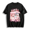 Love Cupcake Food Truck Print Sweet Casual Top Pure Cotton T-shirt