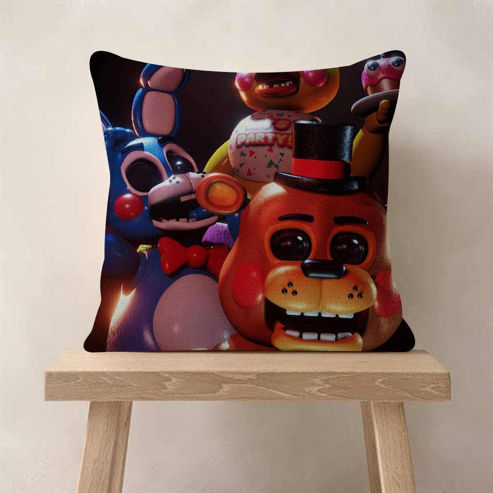 Movie Five NNights game At FFreddys Pillowcase toon Gift Cushion Cover Bedroom Home Sofa Chair Seat Decor pillow case