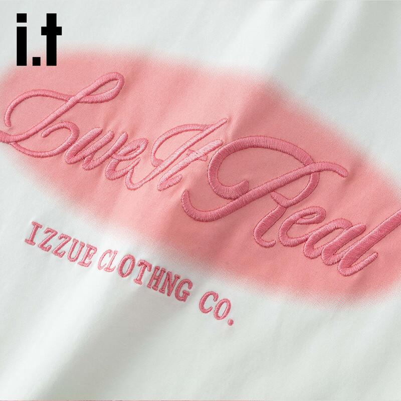 Izzueit Women's 3D Embroidered Print Cool Cotton T-Shirt