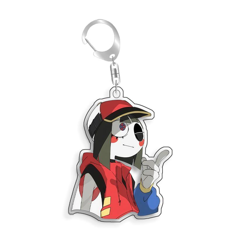 For The Amazing Digital Circus Jax Pomni Ragatha Gangle Acrylic Selfmade Cute Cartoon Anime Keychain Pendant Toy Gifs 5cm