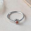 BELLOOGGI Fire Opal Flower Ring