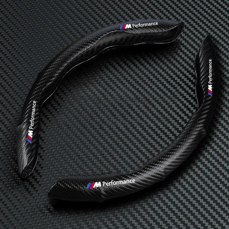 Auto-Lenkradabdeckung Kohlefaser Sport Ultra-dünn Rutschfest Kartenabdeckung Für Bmw M Performance M3 M5 M6 F01 F20 F13 F30 F34