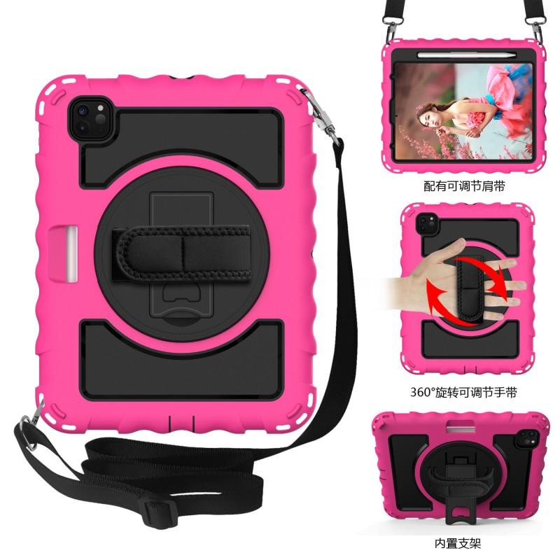 Silicone Shockproof Case IPad Pro 11 Inch With Rotating Stand Full Coverage Protective Cover Moms Students