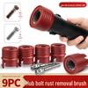 Car Wheel Hub Rust Removal & Tire Stain Cleaning Wire Brush Tool