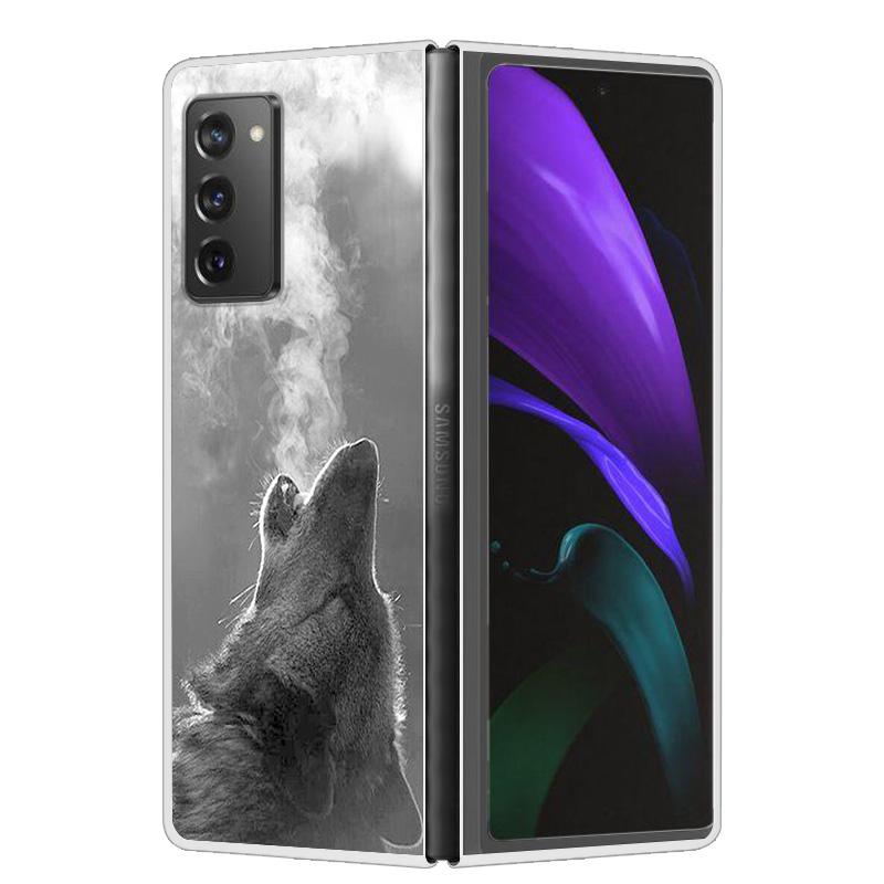 For Samsung Galaxy Z Fold2 Fold4 Fold5 Case Shockproof Hard Plastic PC Back Cover For Samsung Galaxy Z Fold 3 5 4 5G Phone Cases