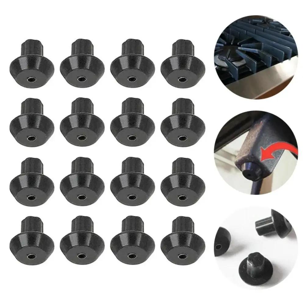 WB02T10461 Piedini in Gomma per Piano Cottura a Gas Compatibili Parti di Ricambio per Fornelli a Gas Piedino Griglia Bruciatore Accessori Cucina Piedino Bruciatore Nero