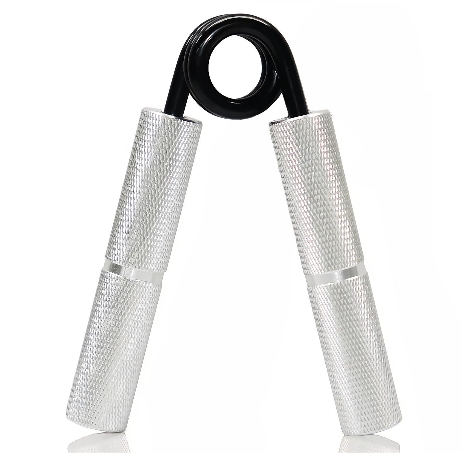 

Силовой брус с металлической рукояткой, фитнес-пружинный стальной тренажер типа А One Size серебряный